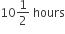10 1 half space hours