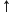 upwards arrow